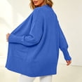thumbnail image 4 of Cardigan for Women 2026 Plus Size Knit Sweater Casual Open Front Long Sleeve Cardigans Jacket Comfortable Everyday Outerwear with Pockets, 4 of 9