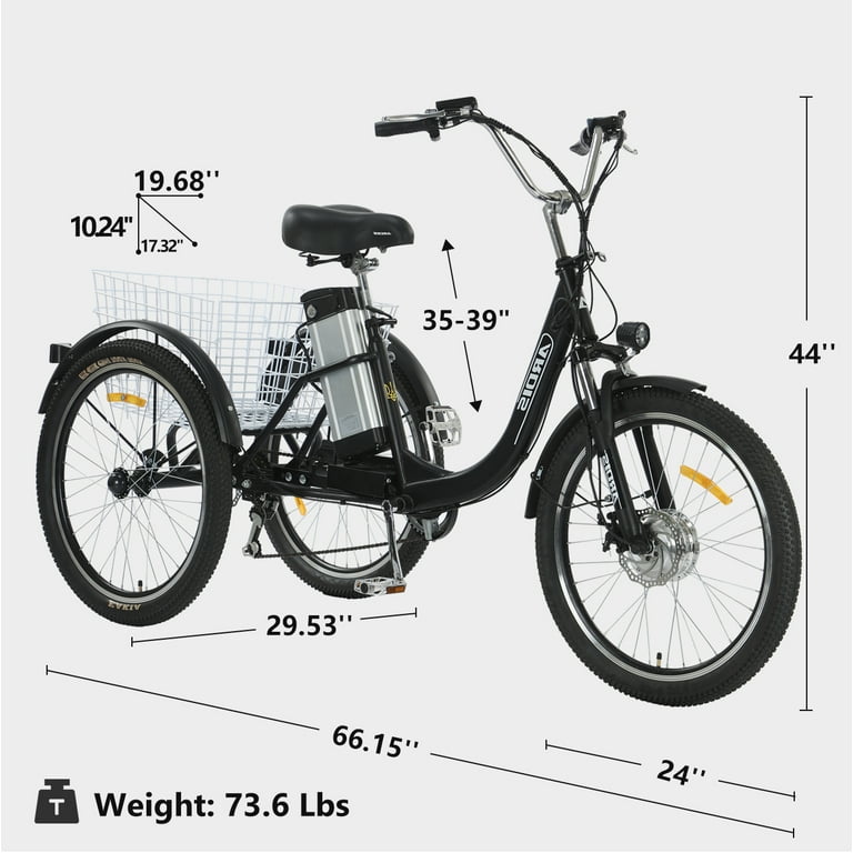Electric Bike Electric Tricycle Electric Tricycle 2-Seater MAXFOOT
