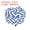 Blue White, variant on Uxcell Tug of War Rope 1 Inch x 98 Feet Natural Thick Cotton Rope Twisted Cotton Rope, Blue White