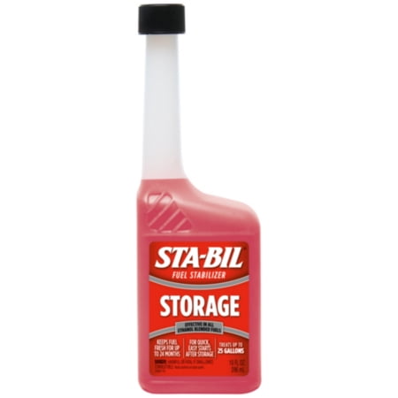 STA-BIL STA-BIL Fuel Stabilizer - Preserves Gasoline and Diesel Fuel for up to 12 months - Treats 25 gallons, 10 oz bottle, sold by