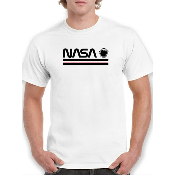 NASA Nasa Helmet Banner T-Shirt Men -NASA Designs, Male XX-Large