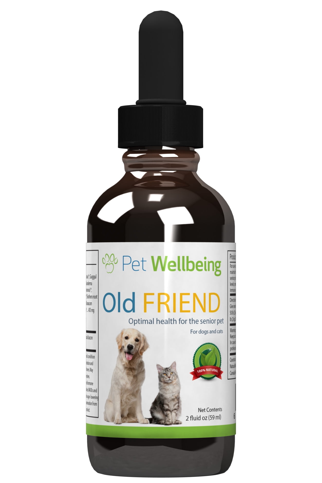 Pet Wellbeing Old Friend Senior For Cats Optimal health for senior
