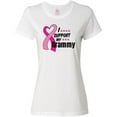 thumbnail image 3 of Inktastic Breast Cancer Awareness I Support My Grammy with Pink Ribbon Women's T-Shirt, 3 of 5