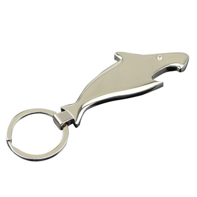 EGNMCR Bottle Opener Beer Bottle Dolphin Bottle Opener Easy Open Keychain Keyring Gift the Opener