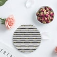 thumbnail image 4 of FMSHPON Halloween Bandage Style Stripes Set of 6 Round Coaster for Drinks, Absorbent Ceramic Stone Coasters Cup Mat with Cork Base for Home Kitchen Room Coffee Table Bar Decor, 4 of 6
