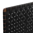 thumbnail image 5 of Headboard, Twin Size, Walnut Black, Vegan Leather, Bedroom, Modern Contemporary HB36750, 5 of 9