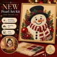 thumbnail image 6 of DIY Christmas Pearl Diamond Art Painting Kit ,Snowman Pattern Pearl Beads Art Craft for Adults Beginner for Home Wall Holiday Decor(No Frame), 6 of 6