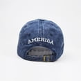 thumbnail image 6 of JJHGVB American Flag Baseball Cap for Men Women, Usa Hat, Adjustable Patriotic Cap for 4th of July American Flag Embroidery Baseball Cap for Men Women Navy One Size, 6 of 8