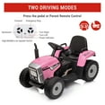 thumbnail image 3 of Kojooin Kids Ride On Tractor with Detachable Trailer, 12V Electric Ride On Toy with Remote Control and LED Headlights, 3 of 8