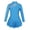 Blue, variant on Kids Girls Figure Ice Skating Leotard Dress Mesh Splice Roller Skating Dance Performance Royal Blue 4