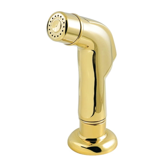 Kingston Brass KBS792SP Plastic Kitchen Faucet Side Sprayer in Polished Brass