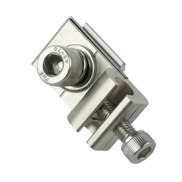 PV Bracket Solar Panel Clip Aluminium 4/10Pcs Grounding Clip Photovoltaic Grounding Buckle PV Panel Mount Clip New High Quality