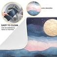 thumbnail image 3 of Yayeee Dish Drying Mat for Kitchen Counter Ultra Absorbent Easy Clean Pad 18x16", Ocean Waves, 3 of 7
