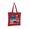 thumbnail image 2 of Awkward Styles American Cat Canvas Tote Bag Nerd Cat Book Bag Patriotic Gifts for Cat Lovers USA Cat Shopping Bag American Flag Reusable Shopper Bag USA Gifts Cute 4th of July Tote Bag Geek Cat Bag, 2 of 5