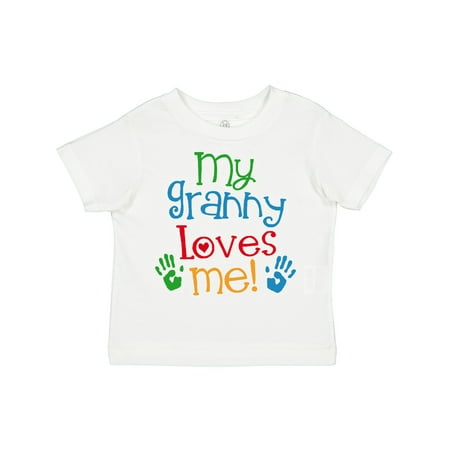 

Inktastic My Granny Love Me Gift Toddler Boy or Toddler Girl T-Shirt