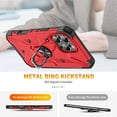 thumbnail image 4 of Case for iPhone 14 Pro Max  Military Grade Shockproof Magnetic Attachment with Stand Case Cover,Red,For iPhone 14 Pro Max, 4 of 7