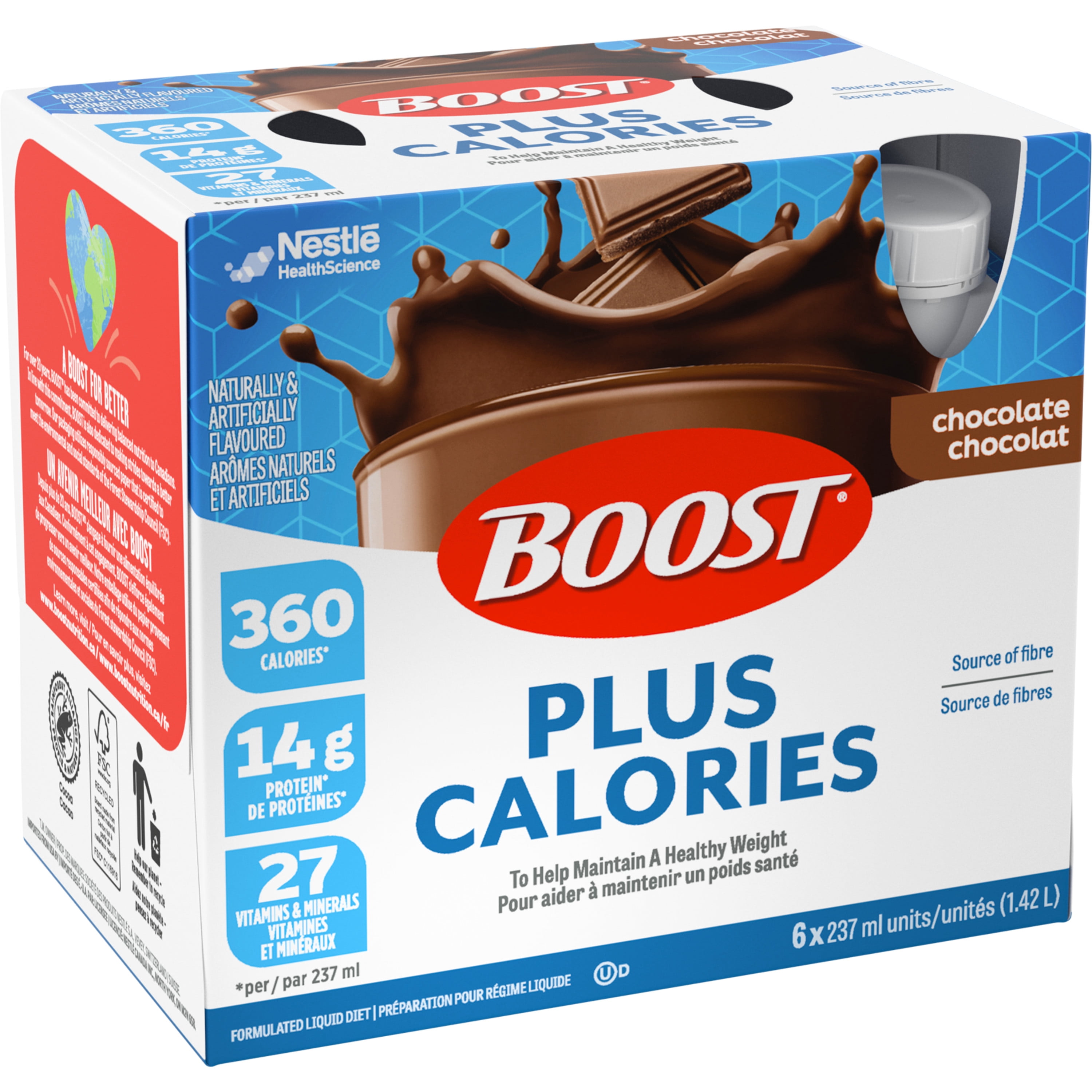 BOOST Boisson Nutritionnelle Complète Plus Chocolat