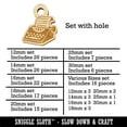 thumbnail image 2 of Old Typewriter Icon for Novels Books and Letters Wood Mini Charms Shapes DIY Craft Jewelry - With Hole - 18mm (17pcs), 2 of 7