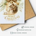 thumbnail image 3 of Tarjeta de felicitación Podagree Navidad 21 x 13 cm Diseño de la Sagrada Familia, 3 of 9