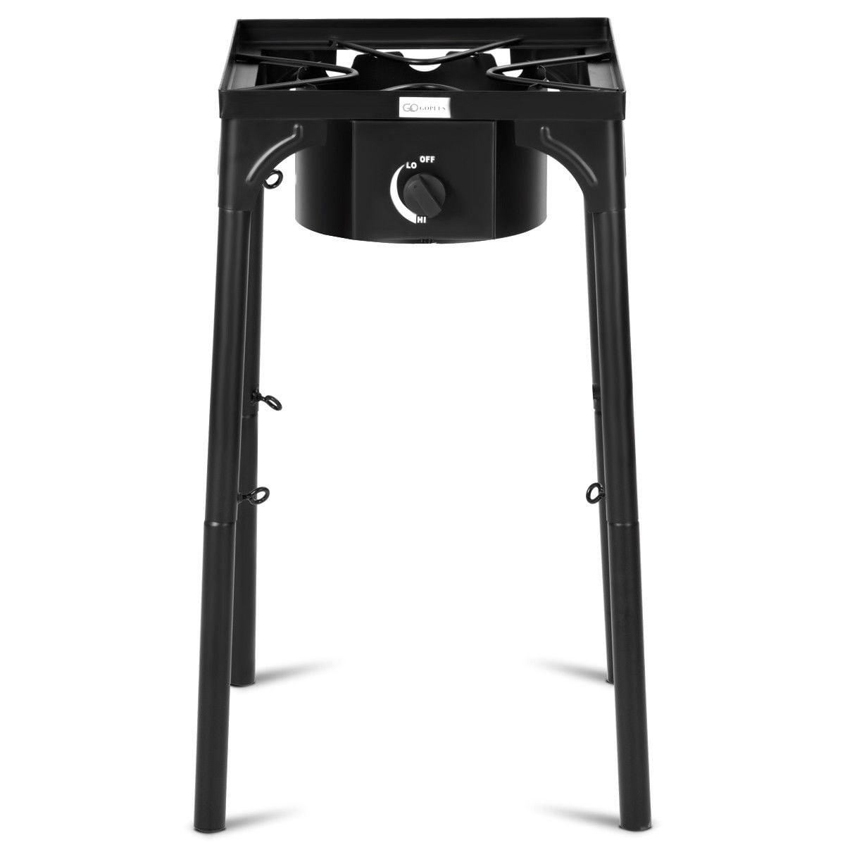 Goplus Portable Propane 100000BTU Single Burner Outdoor Camp Stove w Adjustable Legs