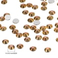 thumbnail image 2 of Uxcell SS30/288Pcs Glass Diamante Rhinestone, Man Made Gem Gold Tone 6.5mm, 2 of 6