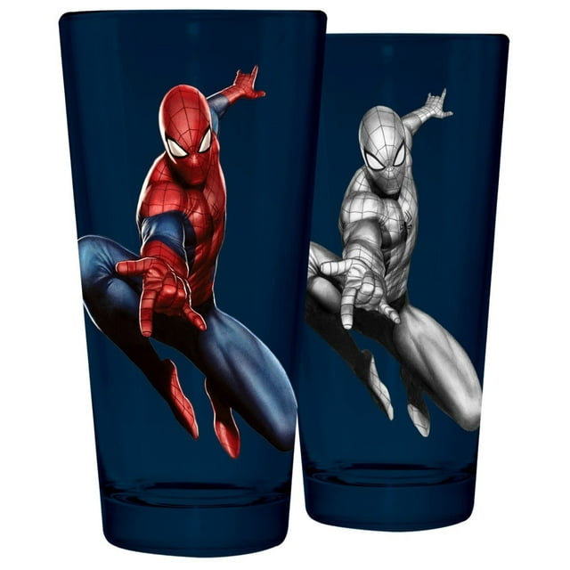 Pint Glass - Marvel - Spiderman Pencil & Color Sketch gls-usm-cpsm