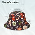 thumbnail image 5 of Kdxio Reflective Bucket Hat - Winter Holiday Christmas Print Bucket Hat for Men,Women, 5 of 9