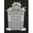 thumbnail image 4 of Old Glory Mens Trash Panda Raccoon Short Sleeve Graphic T Shirt, 4 of 6