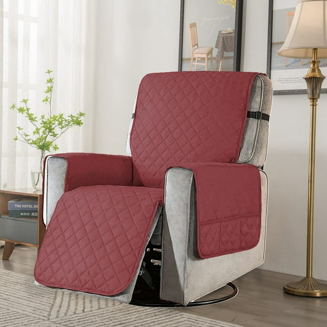 Housse de Sofa pour Fauteuil Inclinable, Housse Extensible avec Motif Imprimé, Protège-Fauteuil Lavable, Housse de Meuble pour Sofa et Fauteuil Inclinable, Ajustement Facile et Durable