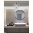 thumbnail image 2 of Elegant Lighting Kylie Plafonnier Encastré de 14 Pouces en Chrome, 2 of 2