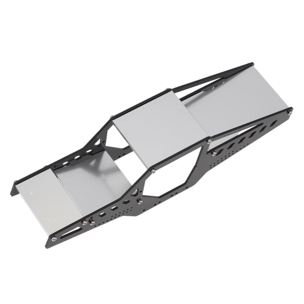 Repuesto de carrocería Zulema chasis de aluminio CNC 1/24 para Axial SCX24 90081 Plata