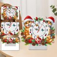 thumbnail image 2 of Reloj Adornos Colgantes Artesanía Acrílico Forma Especial Navidad Cardenal La Sala Estar, 2 of 9