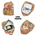 thumbnail image 5 of FORMRS Mini Backpack Purse for Women Travel Daypack Casual Shoulder Bag, Purple Abstract Floral, 5 of 7