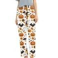 thumbnail image 4 of Leesechin Halloween Pajamas Pants for Women Men Cartoon Lounge Pj Print Pants Causal Sleep, 4 of 6