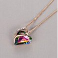 thumbnail image 3 of Collar de Corazón de Amor Leafael Chapado en Oro Rosa de 18K, 3 of 3