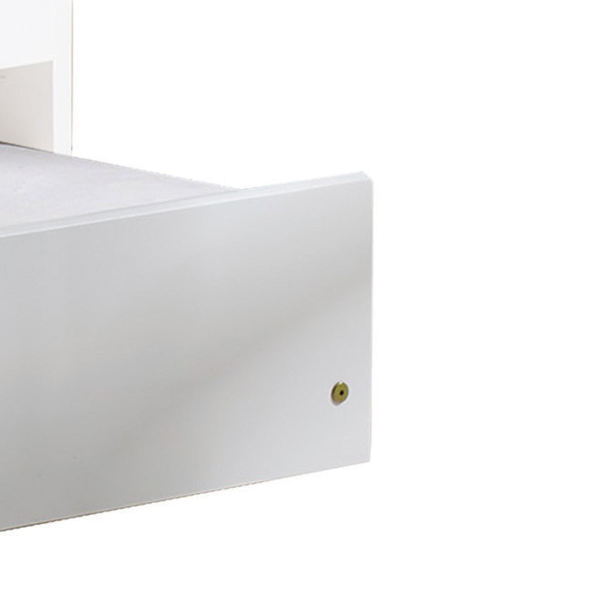 Mission Style Wooden Twin Size Daybed Trundle with Caster Wheels White - Saltoro Sherpi