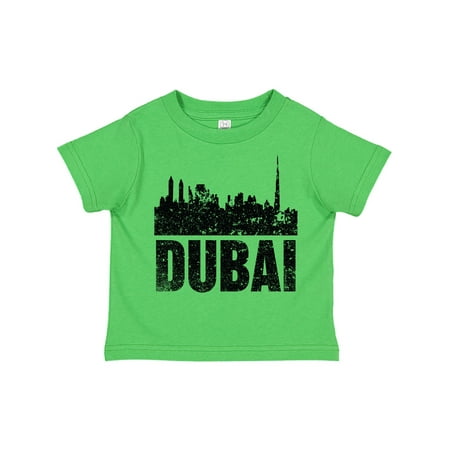 

Inktastic Dubai City Skyline with Grunge Gift Toddler Boy or Toddler Girl T-Shirt