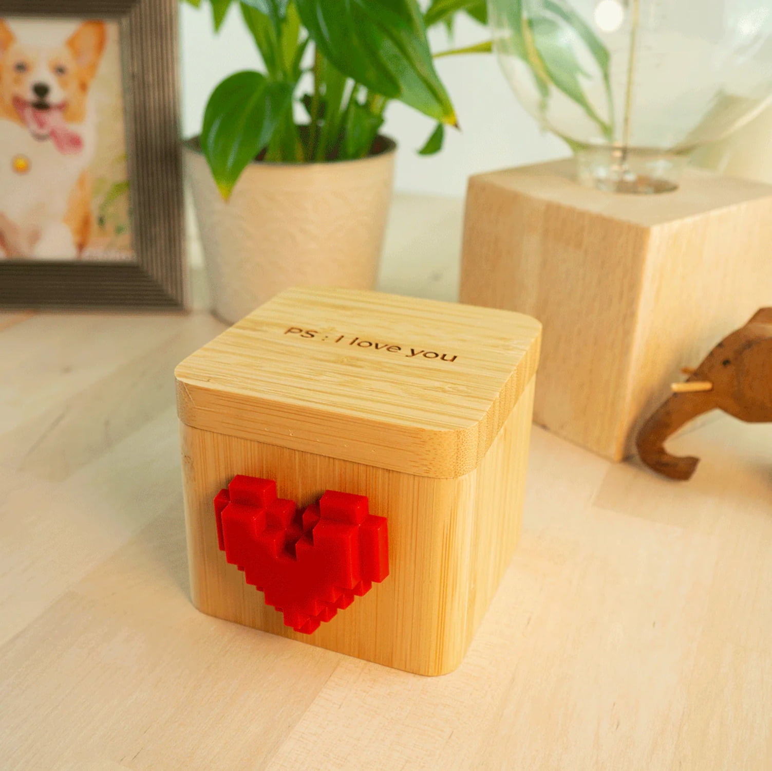 Lovebox Color & Photo - Love Note Messenger - Meaningful Gift for