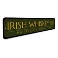 thumbnail image 3 of Irish Whiskey Served Here Novelty Decor, Metal Wall Sign - 4x18 Inches, 3 of 4