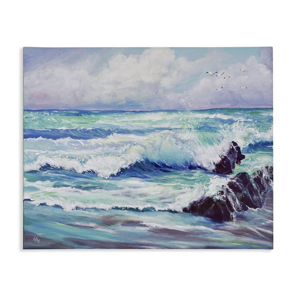 Stupell Industries Down By The Sea Canvas Wall Art, design by Lee Ann Zirbes