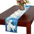 thumbnail image 2 of MKHERT Watercolor Angel with Wings and Clouds Table Runner Home Decor for Home Kitchen Dining Wedding Party 16x72 Inch, 2 of 3