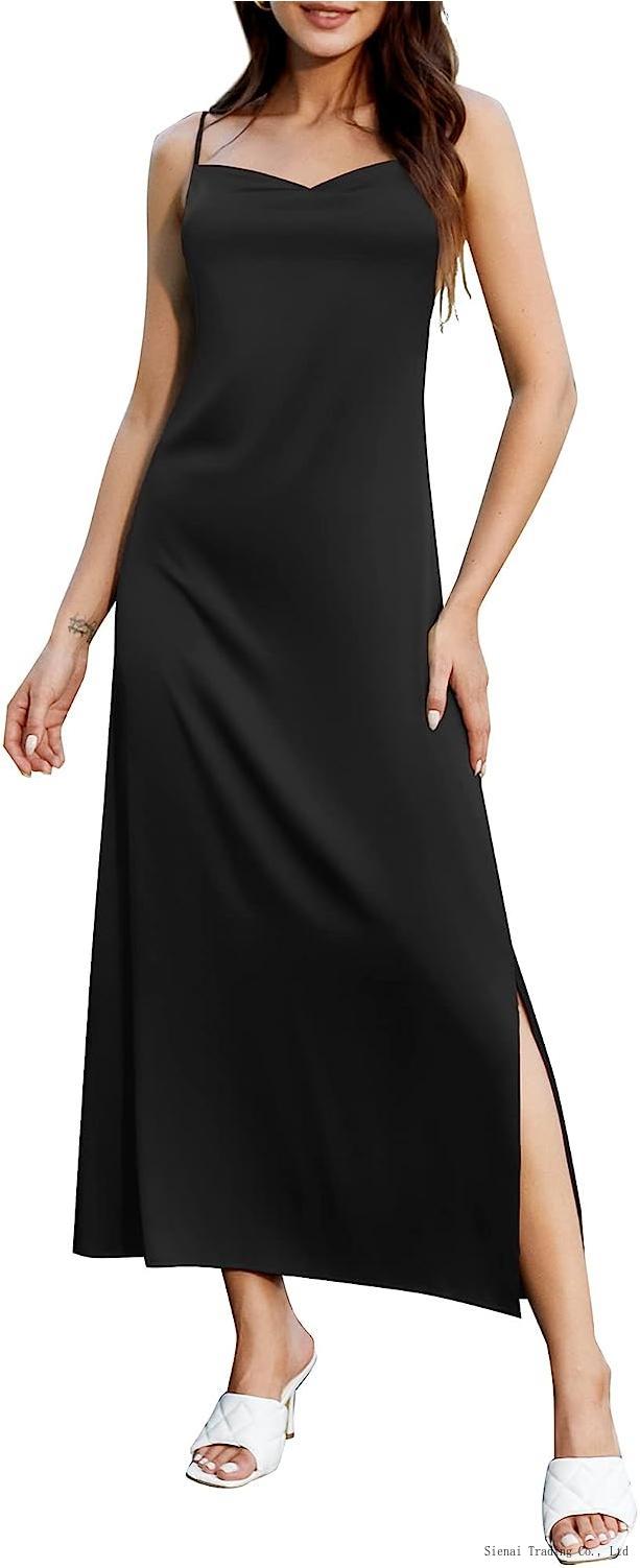 ZAFUL Women's Silky Pleated Draped Bustier CorsetStyle Deep V Neck