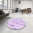 thumbnail image 3 of Ahgly Company Indoor Rectangle Patterned Bright Lilac Purple Area Rugs, 8' x 12', 3 of 6