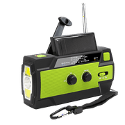 Kepeak NOAA Emergency Weather Radio,Solar Charging, SOS Alarm, AM/FM & Flashlight for Outdoor