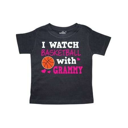 

Inktastic I Watch Basketball with Grammy Gift Toddler Toddler Girl T-Shirt