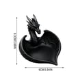thumbnail image 3 of Dragon Shaped Decorative Tray Figurine Storage 3D Printed Tabletop Organizer for Candy Jewelry Keys Gothic Home Desktop Decor Ornament, 3 of 6