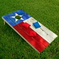thumbnail image 2 of Set of 2 Cornhole Wraps for Boards Vinyl Decals - Corn Hole Bean Bag Toss Cornhole Wraps Stickers Cornhole Skins Cornhole Wraps for Boards (Boards Not Included) (Texas Flag), 2 of 5