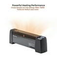 thumbnail image 5 of Comfort Zone Digital Baseboard Space Heater with Thermostat, Black, 5 of 6