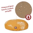 thumbnail image 4 of Majestic Pet Coral Round Dog Bed Treated Polyester Removable Cover Yellow Large 42 x 42 x 5, 4 of 5
