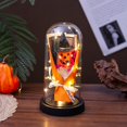 thumbnail image 2 of Halloween Plastic Cover Pumpkin Flower Bouquet Night Light Holiday For Tabletop Party & Home Atmosphere, 2 of 5